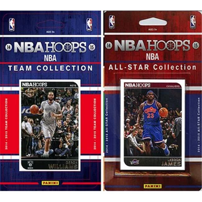 BPA-Free Matte CandICollectables 2014NETSTS NBA Brooklyn Nets Licensed 2014-15 Hoops Team Set Plus 2014-15 Hoops All-Star Set