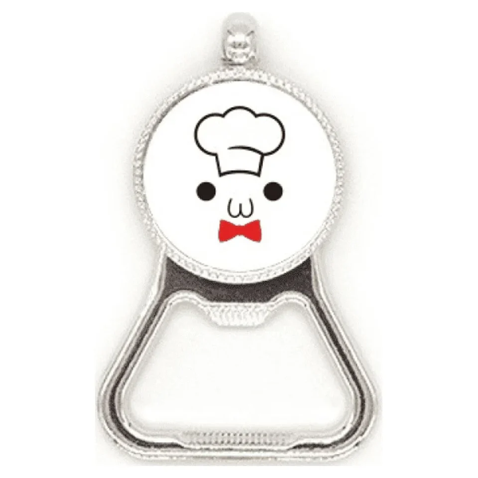 Kitchen Lovely Face I Am A Chef Expression Metal Beer Bottle Cap Opener Duty Stainless Steel