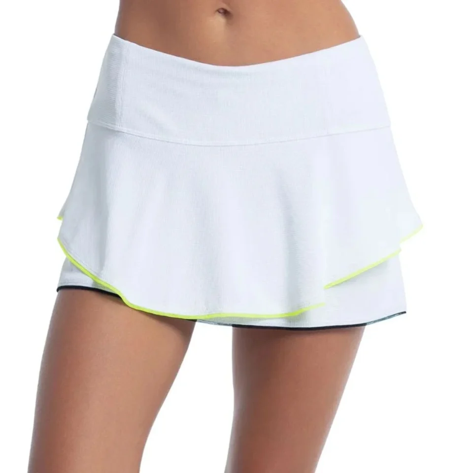 Silicone Women's Lucky In Love Pique Flip Tennis Skirt