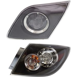 Cleaning Easy-Clean Tail Light Set For 2007-2009 Mazda 3 Right Clear Lens Halogen/LED Assembly
