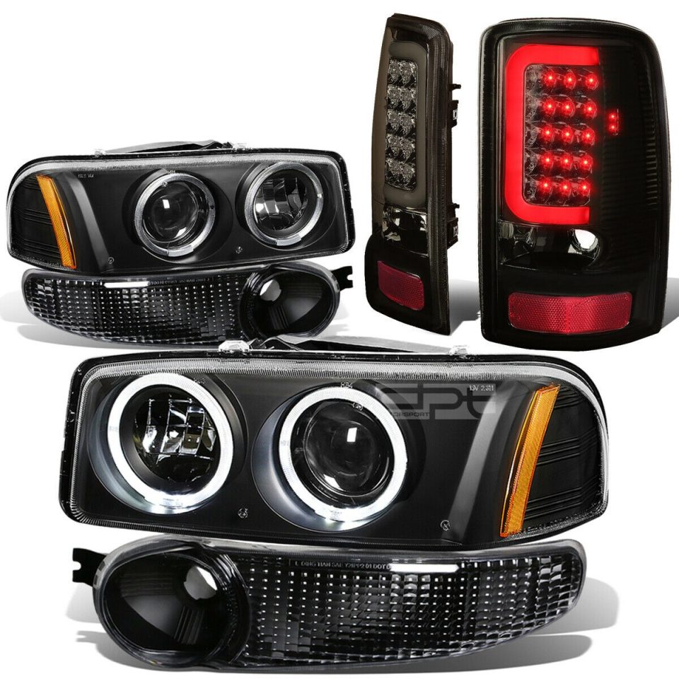 Core DENALI BLACK HALO PROJECTOR HEADLIGHT+BUMP