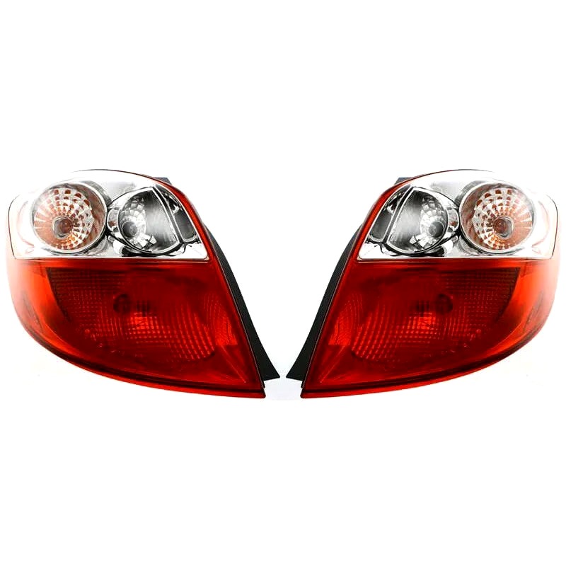Bamboo Set of 2 Tail Light For 2009-2013 Toyota Matrix LH & RH w/ Bulb(s)