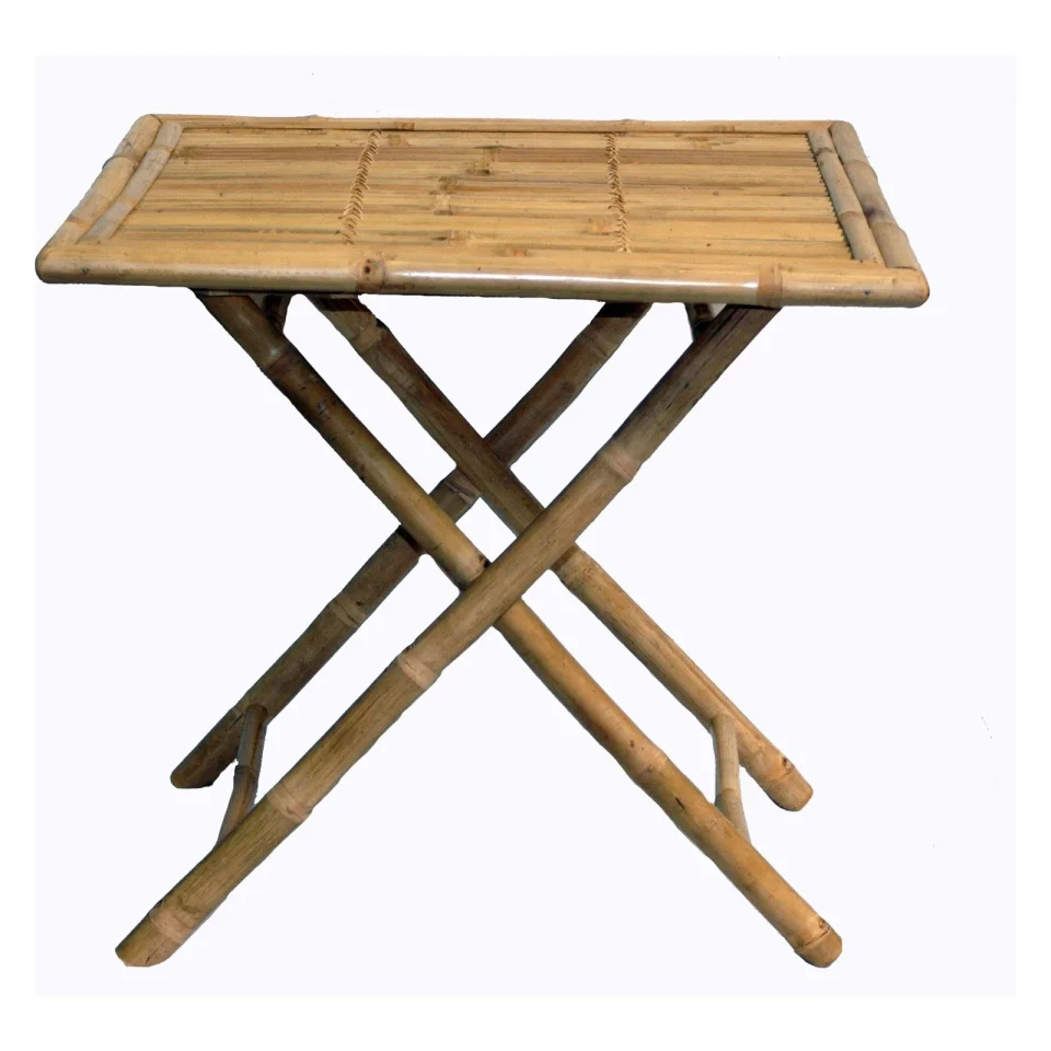 Multi-Purpose Bamboo54 Square 30 in. Folding Patio Dining Table