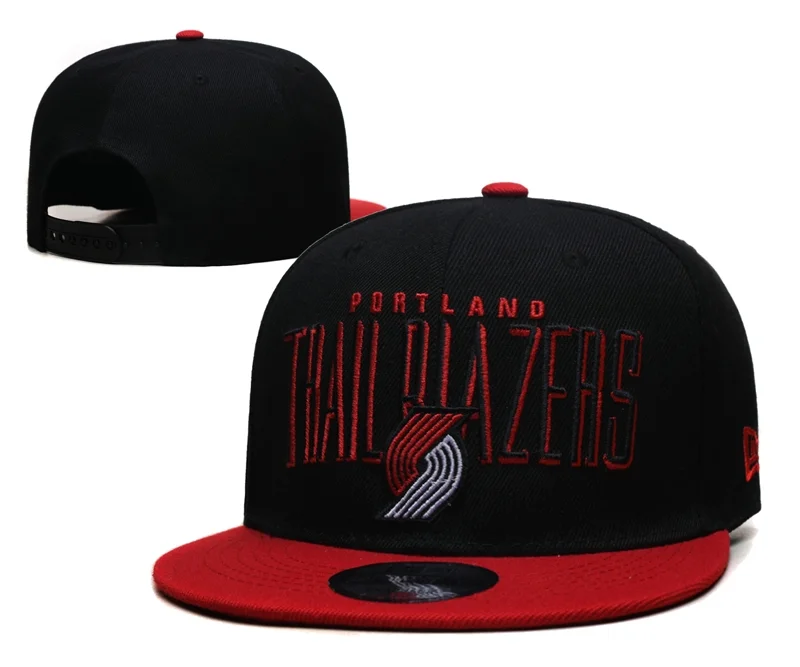 Bamboo Portland-trail Blazers Basketball Cap Pro League Hat Adjustable Flat Cap