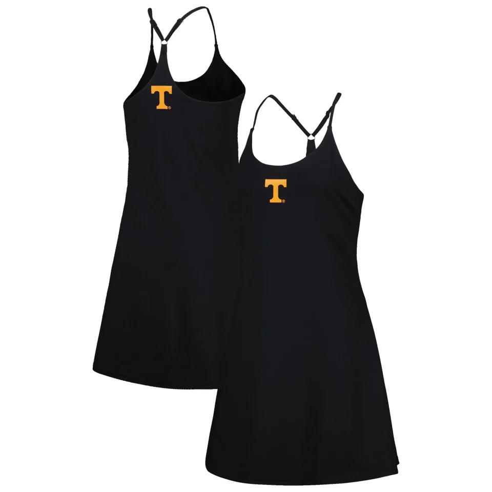 Polished Space-Saving Women's Established & Co. Black Tennessee Volunteers Campus Rec Dress