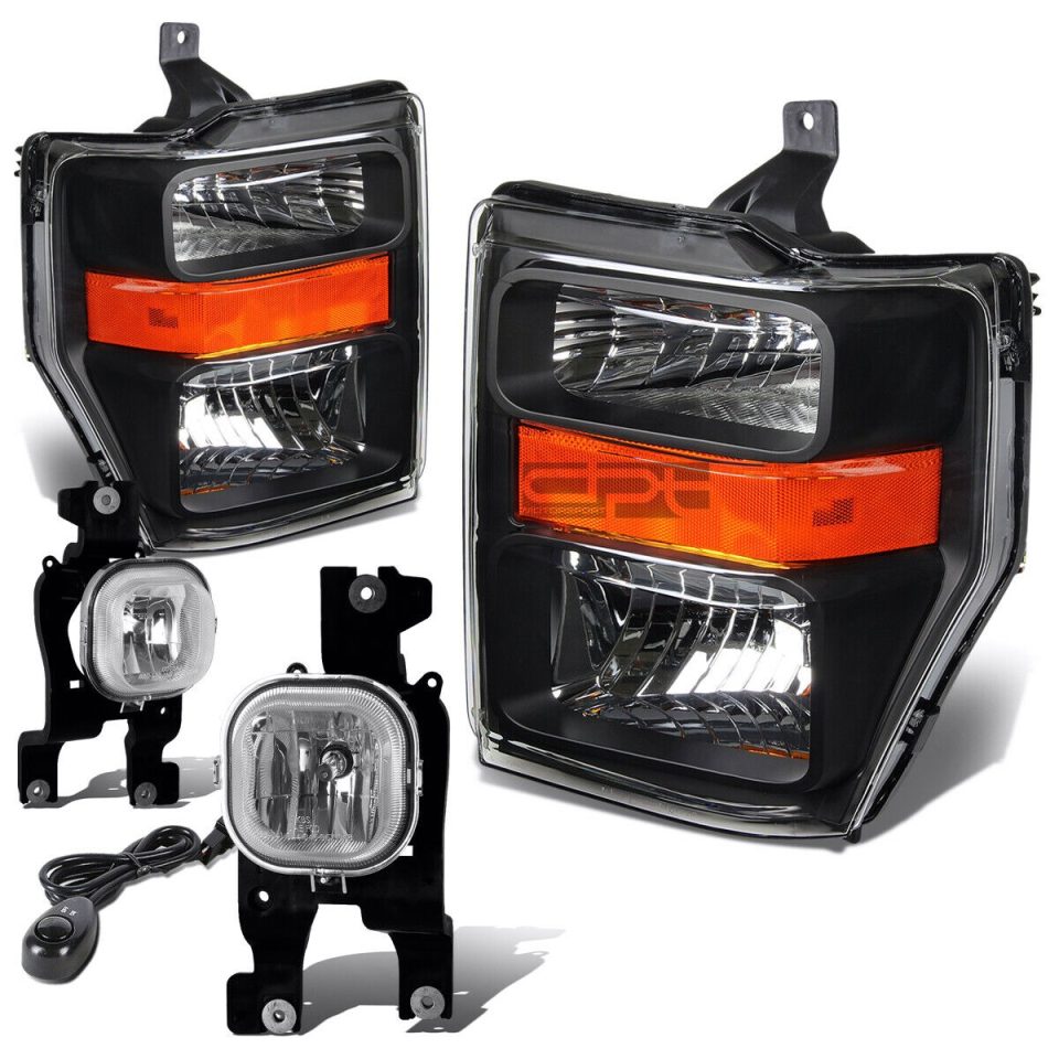 Upgraded BLACK HEADLIGHT+AMBE