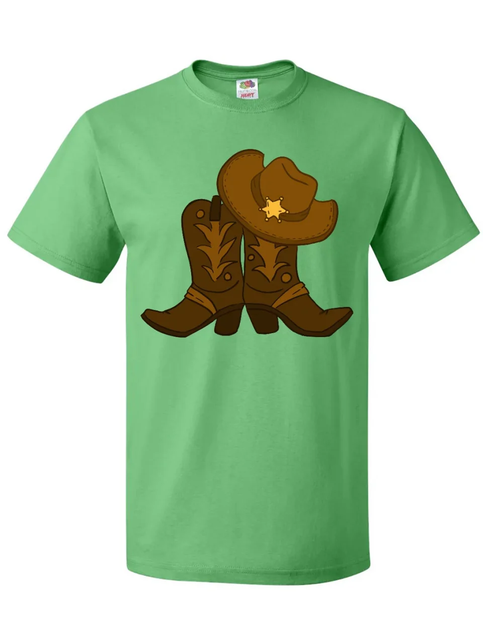 BPA-Free Upgraded Inktastic Sheriff Hat With Boots T-Shirt
