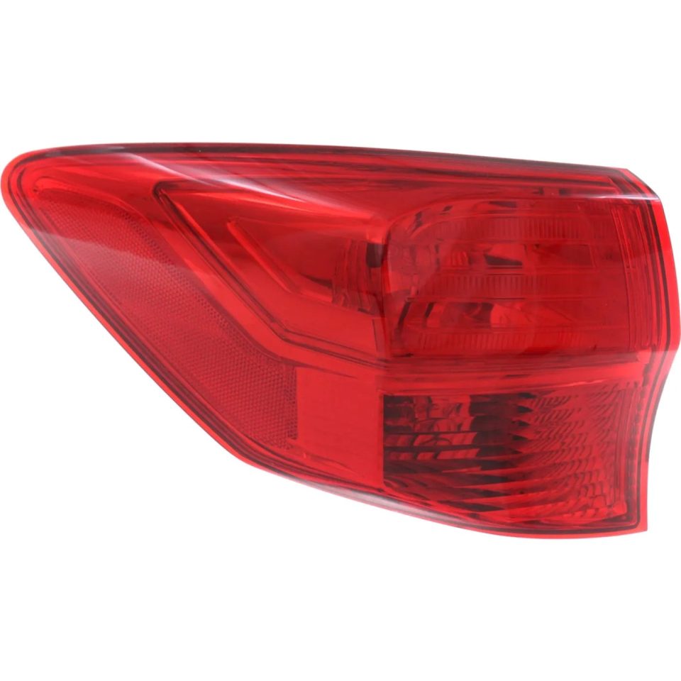 Silicone Clear Tail Light For 2013-2015 Acura RDX Driver Side Outer