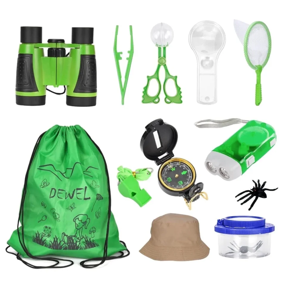 Silicone Baking Bug Catcher Kit for Kids Nature Outdoor Exploration Child Adventure Set for Boys Girls Nature Science Plastic Cloth Cyfie