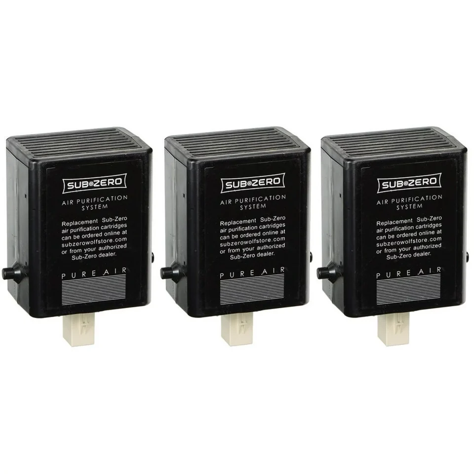Safe Sub-Zero 7007067 Refrigerator Air Purification Cartridge (Pack of 3)