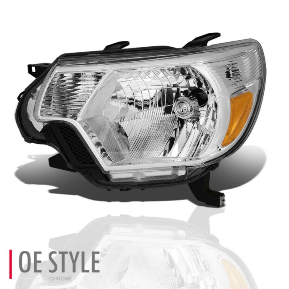Matte 2012-2015 Toyota Tacoma LH Left Bumper Driving Headlight Head Lamp TO2502213