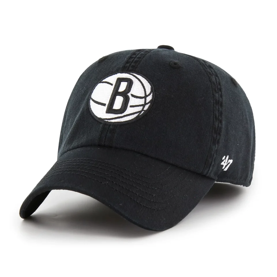Premium Men's '47 Black Brooklyn Nets Classic Franchise Fitted Hat