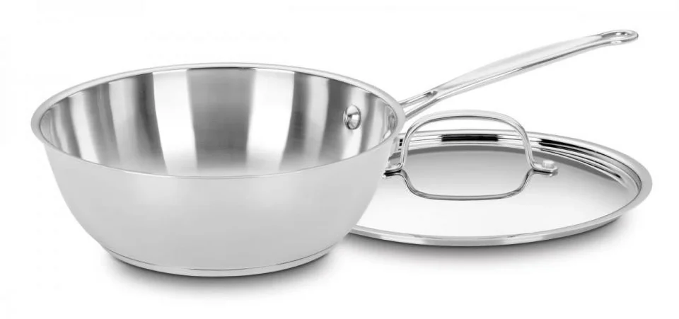 Clear Cuisinart Chef'S Classic Stainless Steel 3 Qt. Chef'S Pan W/Cover