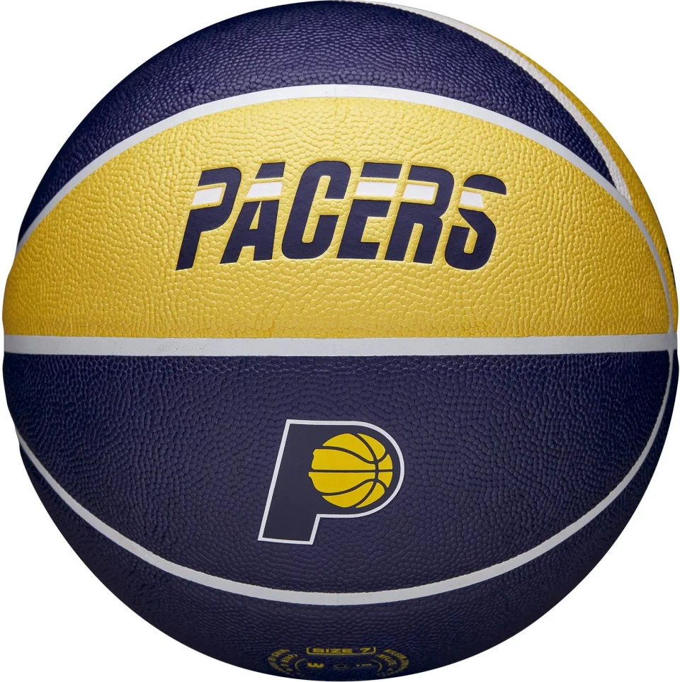 Polished Indiana Pacers Unsigned Wilson NBA City Edition Collector's Basketball
