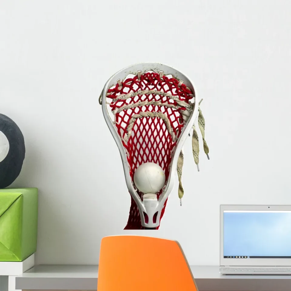 Cooking White Lacrosse Head with Wall Mural by Wallmonkeys Peel and Stick Graphic (18 in H x 12 in W) WM293029