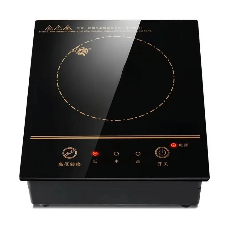 BPA-Free Glossy NEW For Cooker Boiler Waterproof Stir-Fry Cooking Plate Intelligent Hot Pot Stove Cooktop Burner Cooking Machine