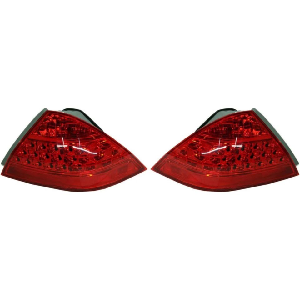 Cast Iron Set of 2 Tail Light For 06-2007 Honda Accord Value Package LH & RH Outer