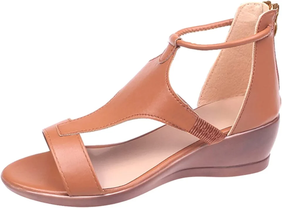 Healthy Silicone Casual Floral Slippers Platform Sandals Comfort Lace Up Sandal Womens Fashion Wedges Sandals Cute Chunky Slides